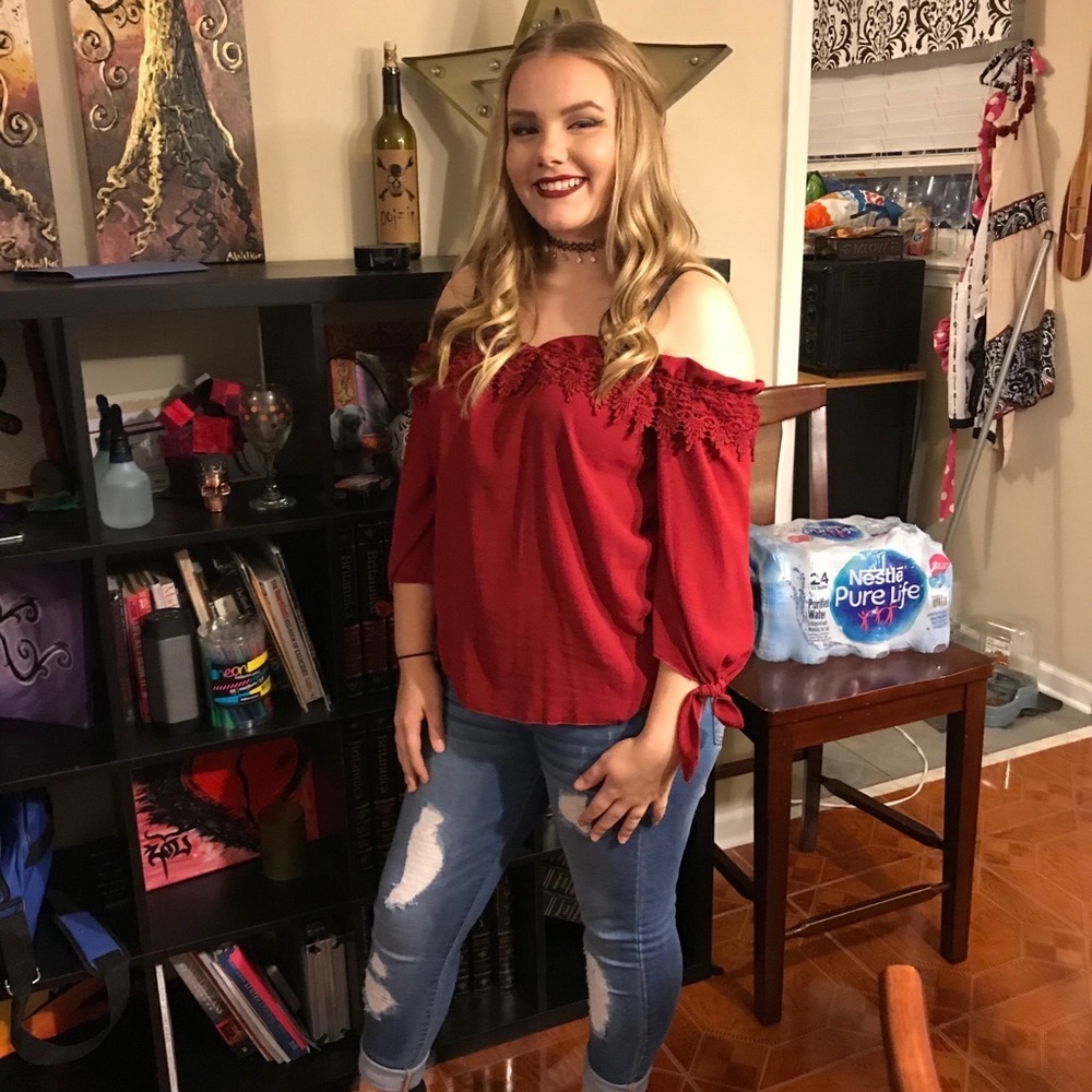 Red shirt